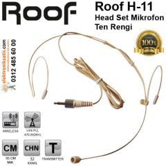Roof H-11 Head Set Mikrofon Ten Rengi