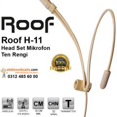 Roof H-11 Head Set Mikrofon Ten Rengi