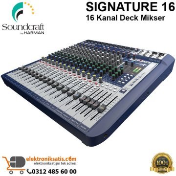 Soundcraft SIGNATURE 16 16 Kanal Deck Mikser