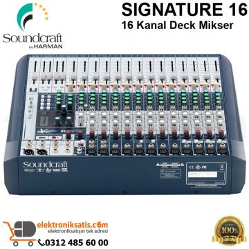 Soundcraft SIGNATURE 16 16 Kanal Deck Mikser