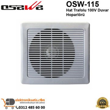 Osawa OSW-115 Hat Trafolu 100V Duvar Hoparlörü