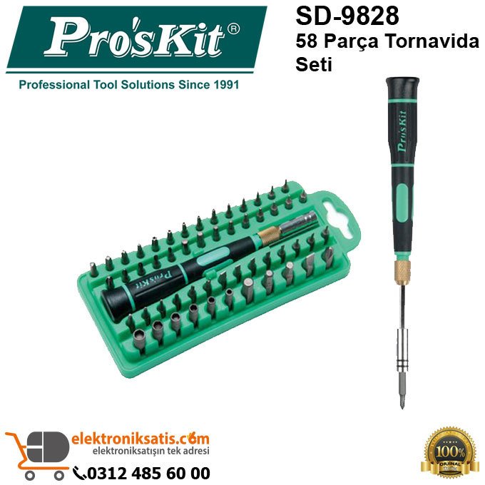 Proskit SD-9828 58 Parça Tornavida Seti