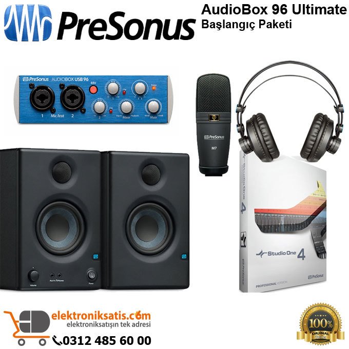 PRESONUS AudioBox 96 Ultimate Başlangıç Paketi