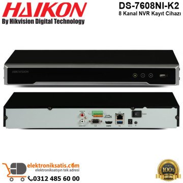 Haikon DS-7608NI-K2 8 Kanal NVR Kayıt Cihazı