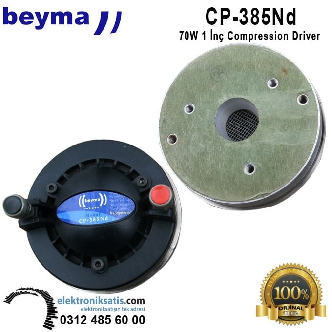 Beyma CP-385Nd 70 Watt 1'' (25 mm) Compression Driver