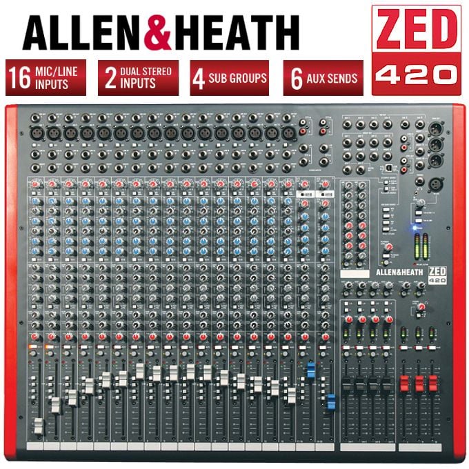 Allen Heath ZED 420 USB Ses Mikseri