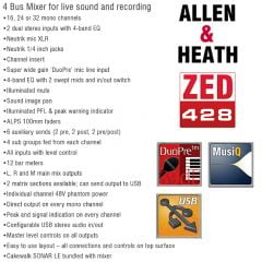 Allen Heath ZED 428 USB Ses Mikseri