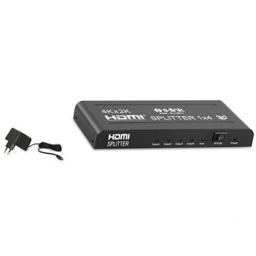 S-Link SL-LU6214 4K ve 2K Destekli 1X4 HDMI Splitter