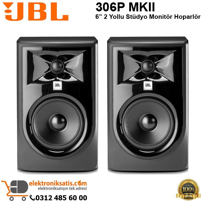 JBL 306P MKII Stüdyo Monitör Hoparlör Çift