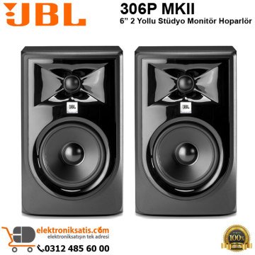 JBL 306P MKII Stüdyo Monitör Hoparlör Çift