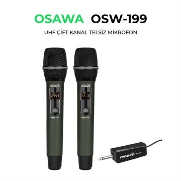 OSAWA OSW-199 UHF Çif El Mikrofonu