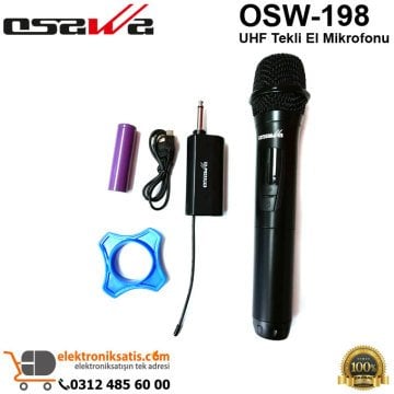 OSAWA OSW-198 UHF Tekli El Mikrofonu