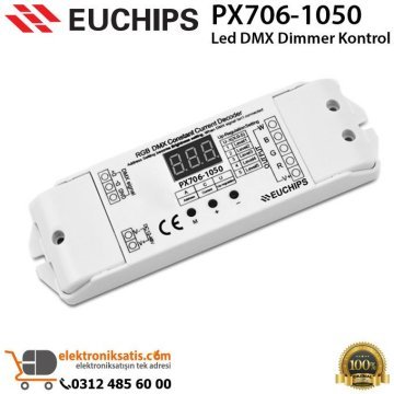 Euchips PX706-1050 DMX 512 RGBW Led Kontrol ünitesi