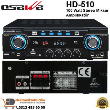 OSAWA HD-510 100 Watt Stereo Amplifikatör