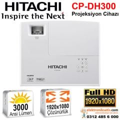 Hitachi CP-DH300 Full HD 3000 Ansi Lümen Projeksiyon Cihazı