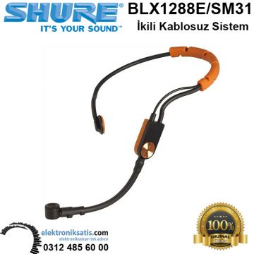 Shure BLX1288E-SM31 İkili Kablosuz Sistem