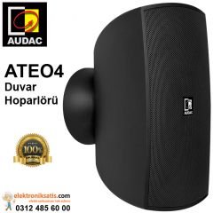 AUDAC ATEO4 35 Watt Duvar Hoparlörü Siyah