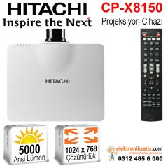 Hitachi CP-X8150 5000 Ansi Lümen Projeksiyon Cihazı