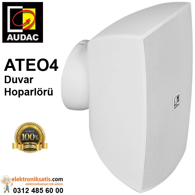 AUDAC ATEO4 35 Watt Duvar Hoparlörü Beyaz