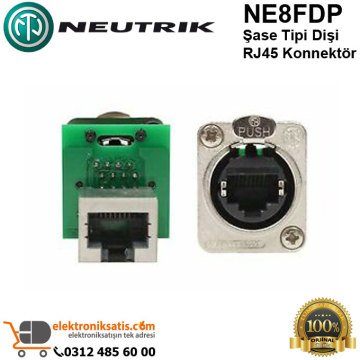 Neutrik NE8FDP Şase Tipi Dişi RJ45 Konnektör