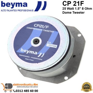 Beyma CP 21F 25 Watt 1.5'' 8 Ohm Dome Tweeter