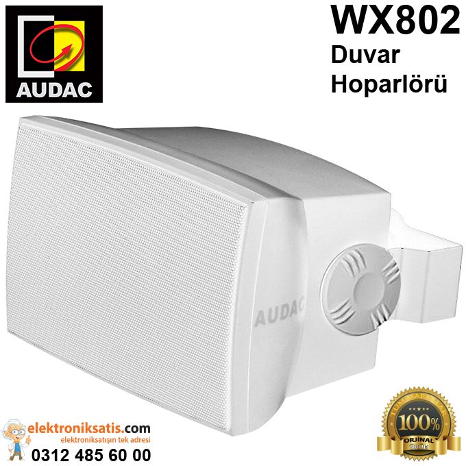 AUDAC WX802 70 Watt Duvar Hoparlörü Beyaz