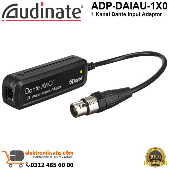Audinate ADP-DAIAU-1X0 1 Kanal Dante input Adaptor