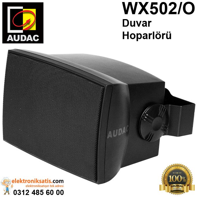 AUDAC WX502/O 50 Watt Dış Ortam Duvar Hoparlörü Siyah