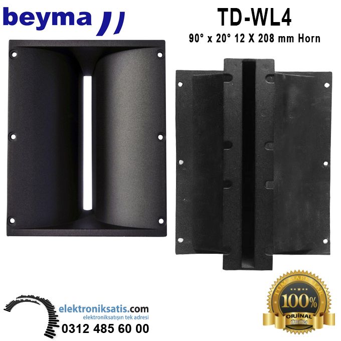 Beyma TD WL-4 90° x 20° 12x208mm Horn