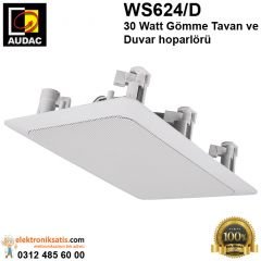AUDAC WS624/D 30 Watt Gömme Tavan ve Duvar hoparlörü