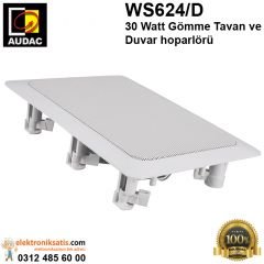 AUDAC WS624/D 30 Watt Gömme Tavan ve Duvar hoparlörü