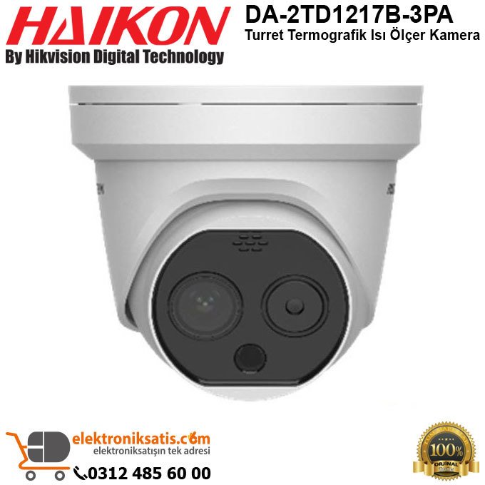 Haikon DA-2TD1217B-3PA Turret Termografik Isı Ölçer Kamera