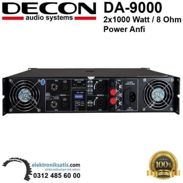 Decon DA-9000 2x1000 Watt Power Anfi