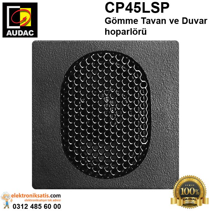 AUDAC CP45LSP Gömme Tavan ve Duvar hoparlörü Siyah