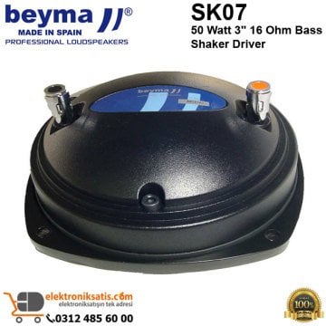 Beyma SK07 50 Watt 3'' 16 Ohm Bass Shaker Driver