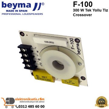 Beyma F-100 300 W Tek Yollu Tiz Crossover