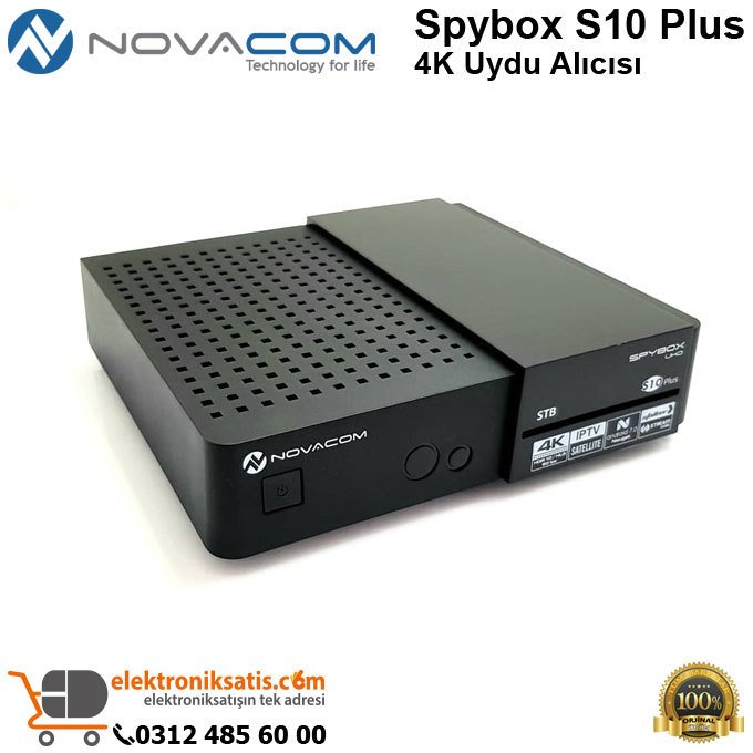 Novacom Spybox S10 Plus 4K Uydu Alıcısı
