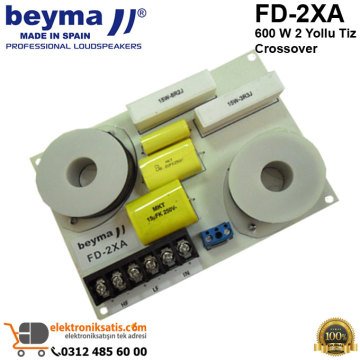 Beyma FD-2XA 600 W 2 Yollu Tiz Crossover