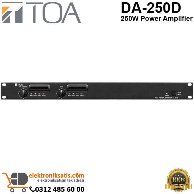 TOA DA-250D 250W Power Amplifier
