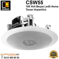 AUDAC CSW55 100 Volt Beyaz Ledli Asma Tavan Hoparlörü