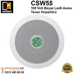 AUDAC CSW55 100 Volt Beyaz Ledli Asma Tavan Hoparlörü