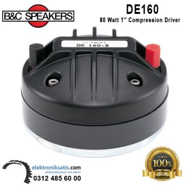B&C Speakers DE160 80 Watt 1'' Compression Driver