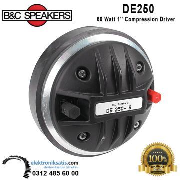 B&C Speakers DE250 60 Watt 1'' Compression Driver