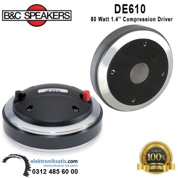 B&C Speakers DE610 80 Watt 1.4'' Compression Driver