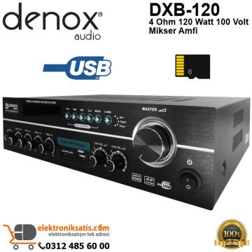 Denox DXB-120 120 Watt 100V Mikser Amfi