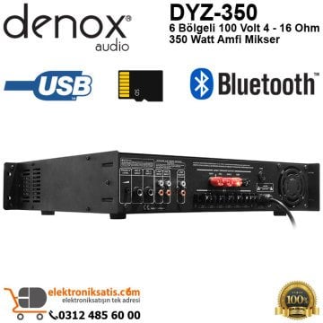 Denox DYZ-350 100V 350 Watt 6 Bölgeli Anfi