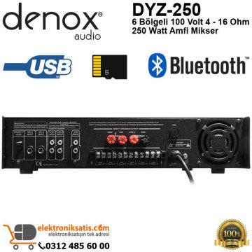 Denox DYZ-250 100V 250 Watt 6 Bölgeli Anfi
