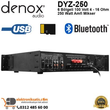 Denox DYZ-250 100V 250 Watt 6 Bölgeli Anfi