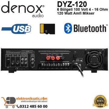 Denox DYZ-120 100V 120 Watt 6 Bölgeli Anfi