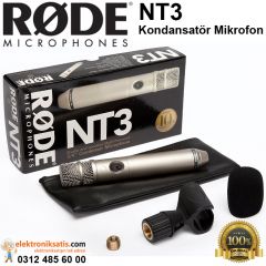 RODE NT3 Kondansatör Mikrofon